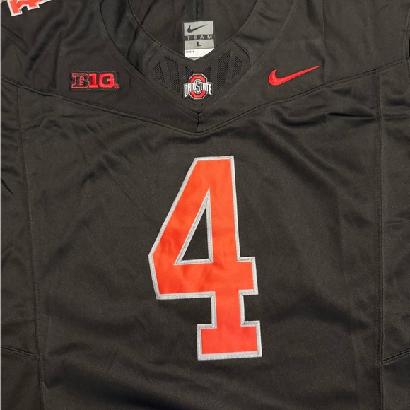 Jeremiah Smith Ohio State Buckeyes Black Jersey Men’s Size S-XXL - Picture 2 of 3